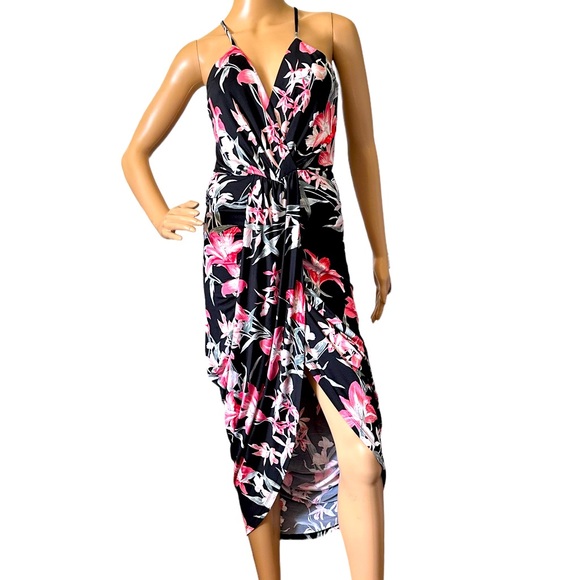 Charlotte Russe Floral Spaghetti Strap Women’s Dress - Picture 7 of 12